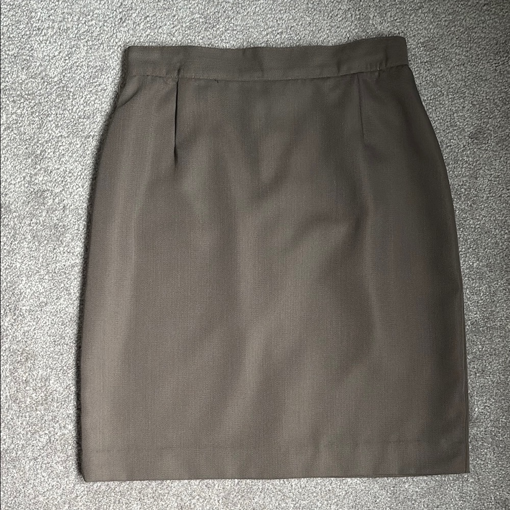Vintage Beecher's Brook Taupe Skirt